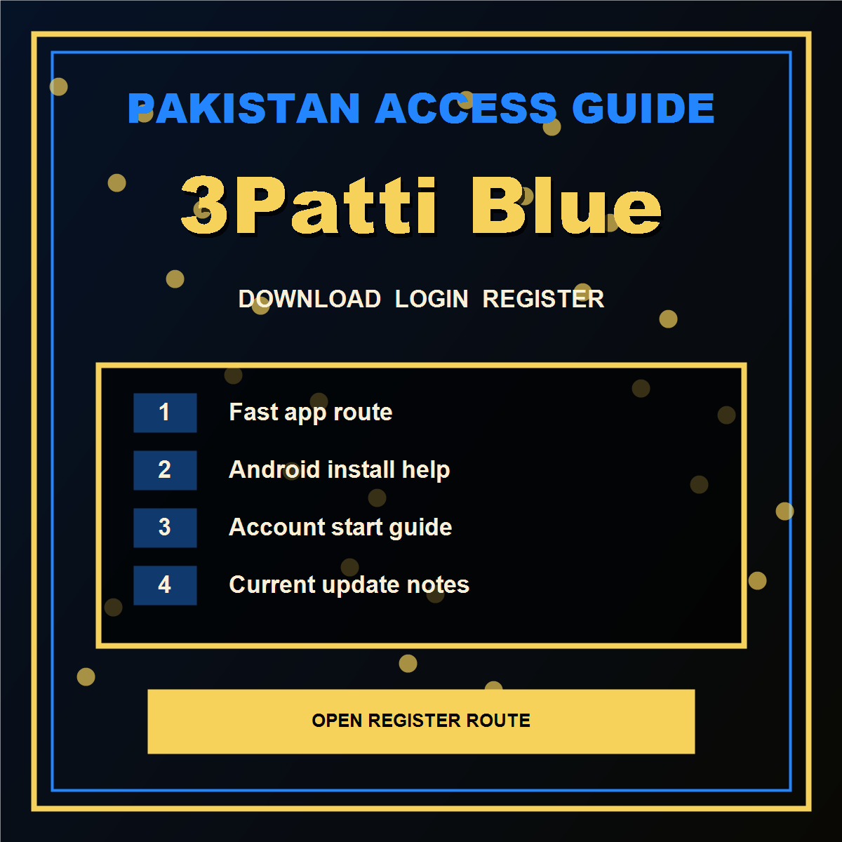 3Patti Blue download, login and first-open guide